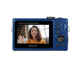 MINOLTA MND25 48 MP Autofocus / 4K Ultra HD Camera w/Selfie Mirror (Blue)