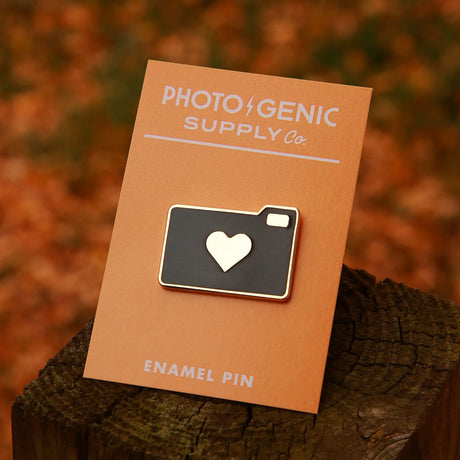 Photogenic Supply Co. Enamel Pin - Photo Love (Gold)