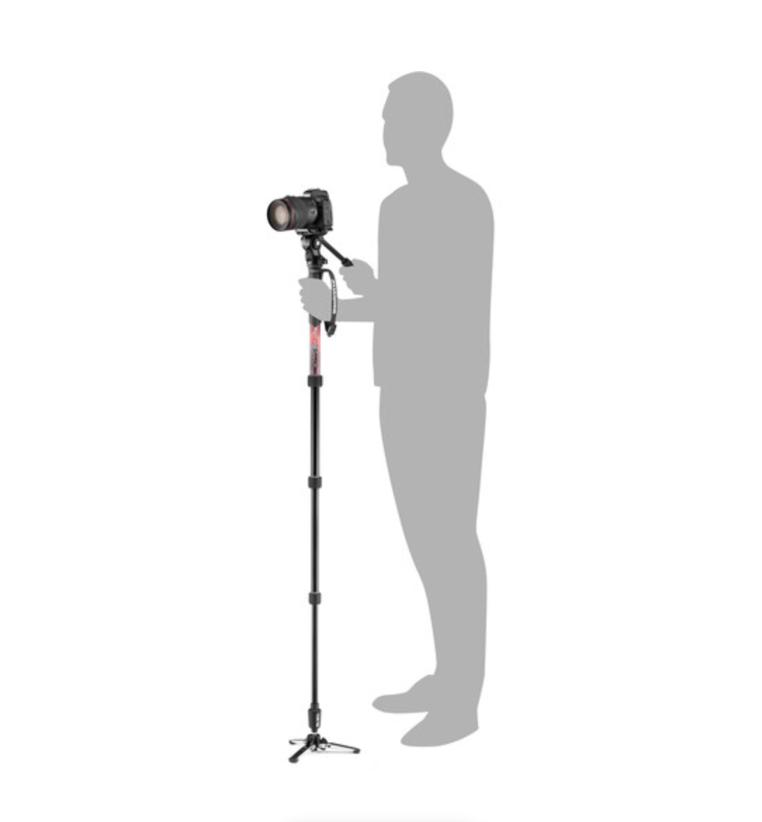 Manfrotto Element MII Video Monopod Aluminium Kit with Fluid Head