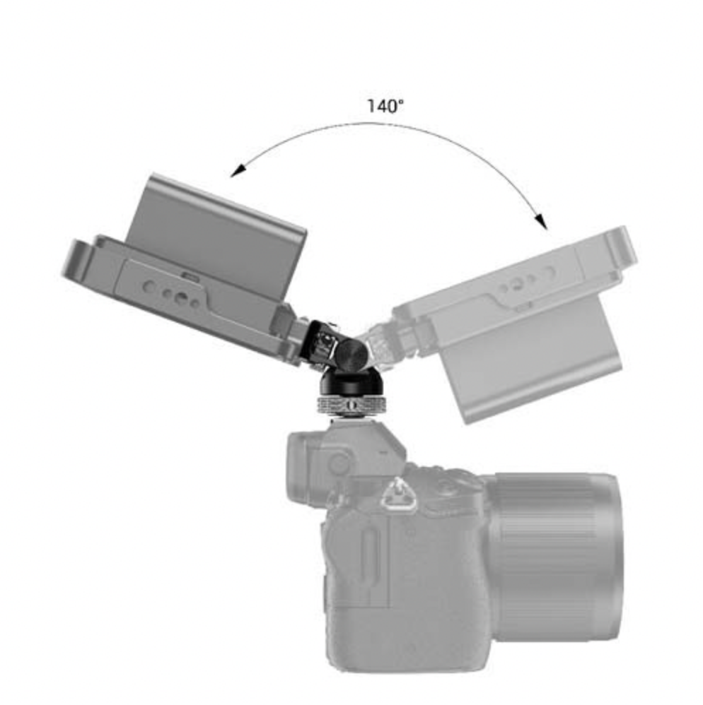 SmallRig Swivel and Tilt Monitor Mount with Cold Shoe