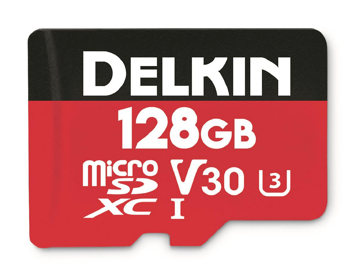 Delkin Devices 128gb ACTION microSD U3 Memory Card