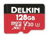 Delkin Devices 128gb ACTION microSD U3 Memory Card