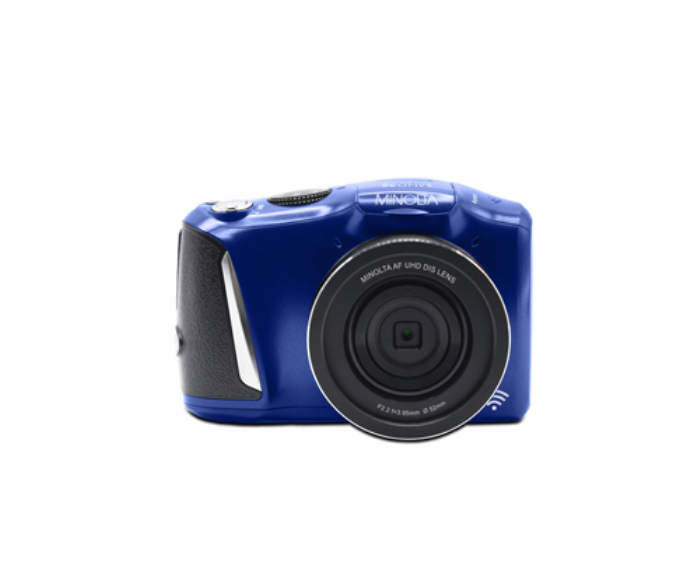 MINOLTA MND55 64 MP Autofocus / 4K Ultra HD Camera w/WiFi (Blue)