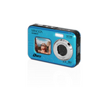 MINOLTA MN50WP Duo 48 MP Autofocus / 5K Ultra HD Waterproof Camera w/ Dual LCD (Blue)