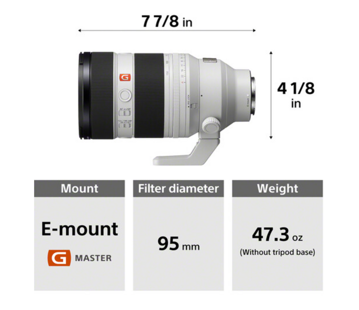 Sony FE 50-150mm f/2 GM Lens (Sony E)