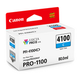 Canon PFI-4100 Cyan Pigment Ink Tank (80mL)