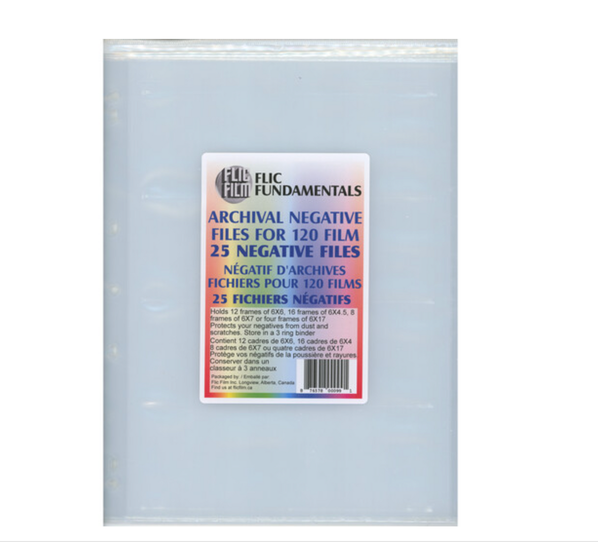 Flic Film Negative Sleeves for 120 Film