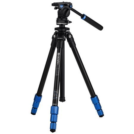 Shop Benro 4-Section Aluminum Slim Video Tripod Kit by Benro at Nelson Photo & Video