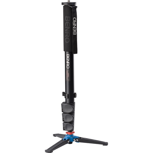 Shop Benro A48FD Series 4 Aluminum Monopod with 3-Leg Locking Base by Benro at Nelson Photo & Video