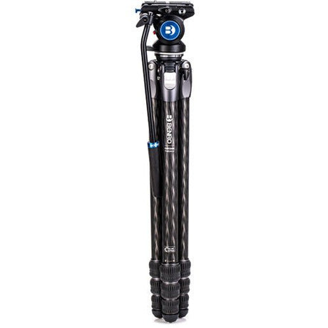 Benro Tortoise Carbon Fiber 3 Series Tripod System with S4Pro Video Head - Nelson Photo & Video