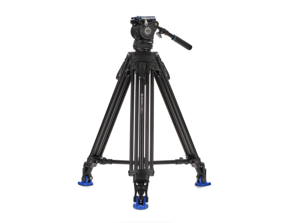 Benro A673LL Lightning Lock Tripod Kit with BV6H PLUS Head (Aluminum, 75mm Bowl)