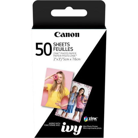 Canon 2 x 3" ZINK Photo Paper Pack (50 Sheets) for Canon IVY - Nelson Photo & Video