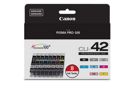 Shop Canon CLI-42 Professional Ink - 8 Cartridges by Canon at Nelson Photo & Video