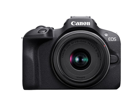 Canon EOS R100 Mirrorless Camera with RF-S18-45mm F4.5-6.3 IS STM & RF-S55-210mm F5-7.1 IS STM Lens Kit - Nelson Photo & Video