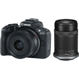 Shop Canon EOS R50 Mirrorless Camera with RF-S18-45mm f/4.5-6.3 IS STM Lens & RF-S55-210mm f/5-7.1 IS STM Lens (Black) by Canon at Nelson Photo & Video