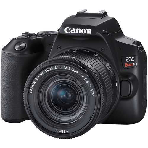 Shop Canon EOS Rebel SL3 DSLR Camera with 18-55mm Lens (Black) by Canon at Nelson Photo & Video