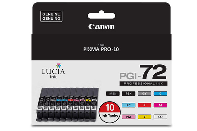 Shop Canon PGI-72 Ink - 10 Color Value Pack by Canon at Nelson Photo & Video