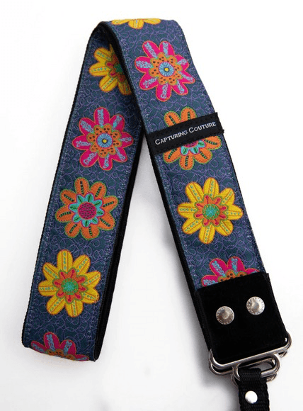 Shop Capturing Couture Camera Strap: Daisy Denim 1.5” by Capturing Couture at Nelson Photo & Video