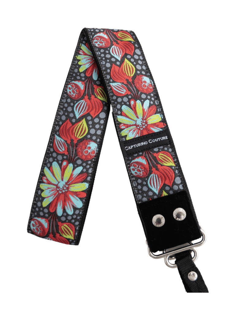 Capturing Couture Camera Strap: Night Flower 1.5” - Nelson Photo & Video