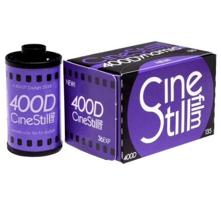 Shop CineStill Film 400D Dynamic Color Negative Film (35mm Roll Film, 36 Exp) by Cinestill at Nelson Photo & Video