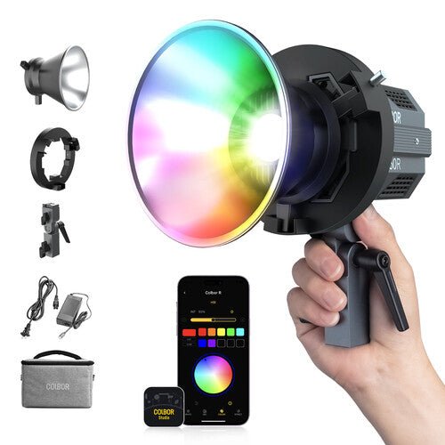 Colbor CL60 65W Bi-Color COB LED Video Light – Nelson Photo Colbor CL60 65W Bi-Color COB LED Video Light – Nelson Photo