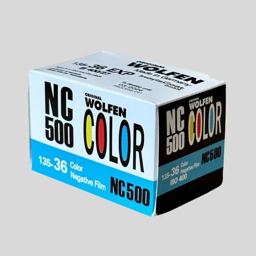 Orwo Original Wolfen NC500 Color Negative Film - 35mm Roll Film, 36 Exposures