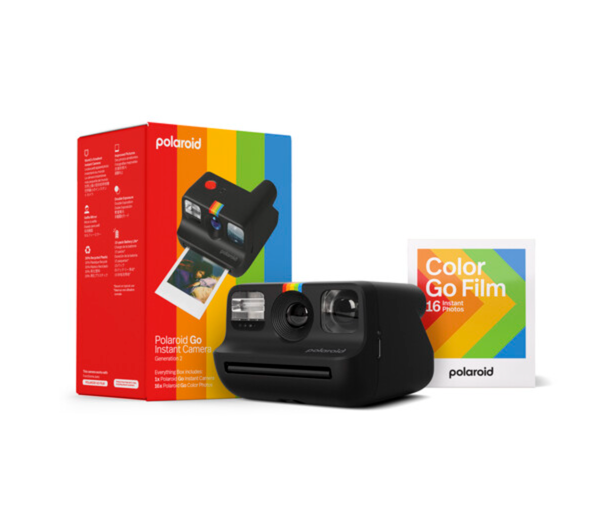 Polaroid Go Generation 2 Instant Film Camera Everything Box (Black)