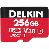 Delkin Devices 256gb Select microSD 660X UHS-I V30 Memory Card