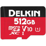 Delkin Devices 512GB Advantage microSDXC UHS-I (V30) Memory Card