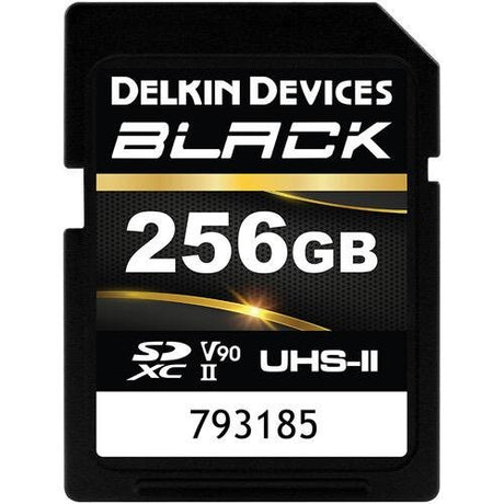 Delkin BLACK 256GB UHS-II Rugged SD Card 300/250 - Nelson Photo & Video