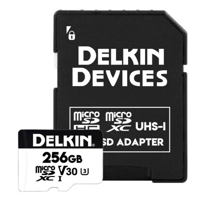 Delkin Devices 256GB Hyperspeed UHS-I microSDXC Memory Card with SD Adapter - Nelson Photo & Video
