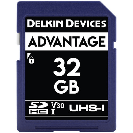 Shop Delkin Devices 32GB Advantage UHS-I SDHC Memory Card by Delkin at Nelson Photo & Video
