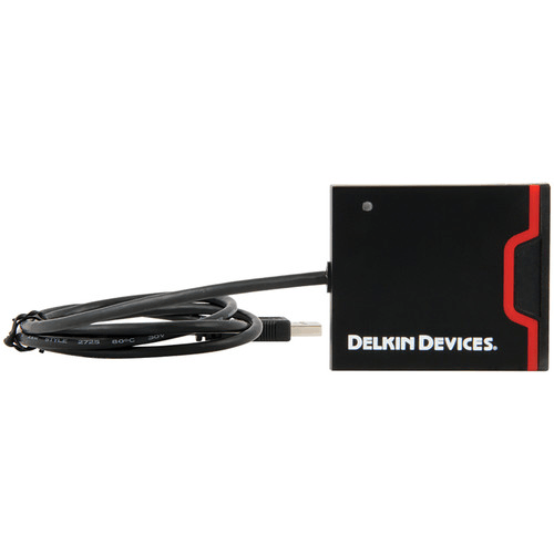 Shop Delkin Devices USB 3.1 Gen 1 Dual Slot SD UHS-II and CF Memory Card Reader by Delkin at Nelson Photo & Video