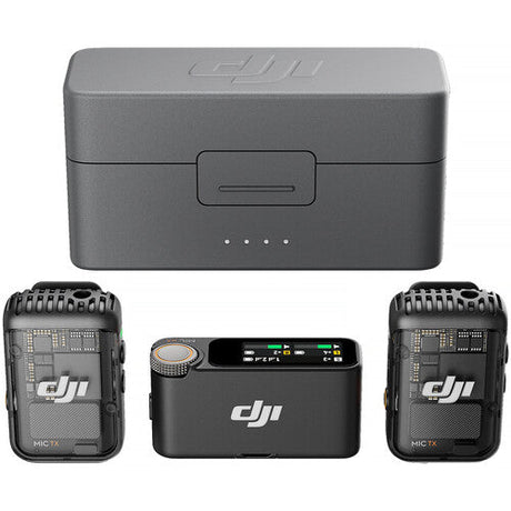 DJI Mic 2 2-Person Compact Digital Wireless Microphone System/Recorder for Camera & Smartphone (2.4 GHz) - Nelson Photo & Video