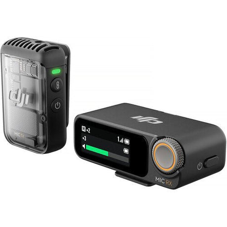 DJI Mic 2 Compact Digital Wireless Microphone System/Recorder for Camera & Smartphone (2.4 GHz) - Nelson Photo & Video