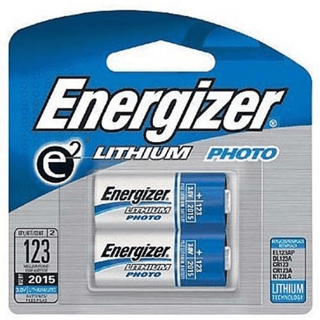 Shop Energizer CR123A 2-pack 3 volt lithium by Energizer at Nelson Photo & Video