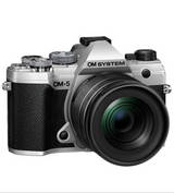 OM SYSTEM OM-5 Mirrorless Camera with 12-45mm f/4 PRO Lens (Silver)