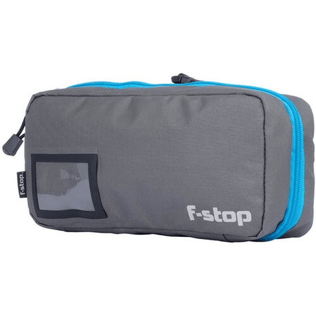 Shop f-stop Medium Gargoyle Accessory Pouch (Gray/Blue Zipper) by F-Stop at Nelson Photo & Video