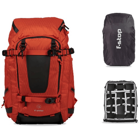 Shop f-stop TILOPA 50L DuraDiamond Travel & Adventure Camera Backpack Bundle (Magma Red) by F-Stop at Nelson Photo & Video