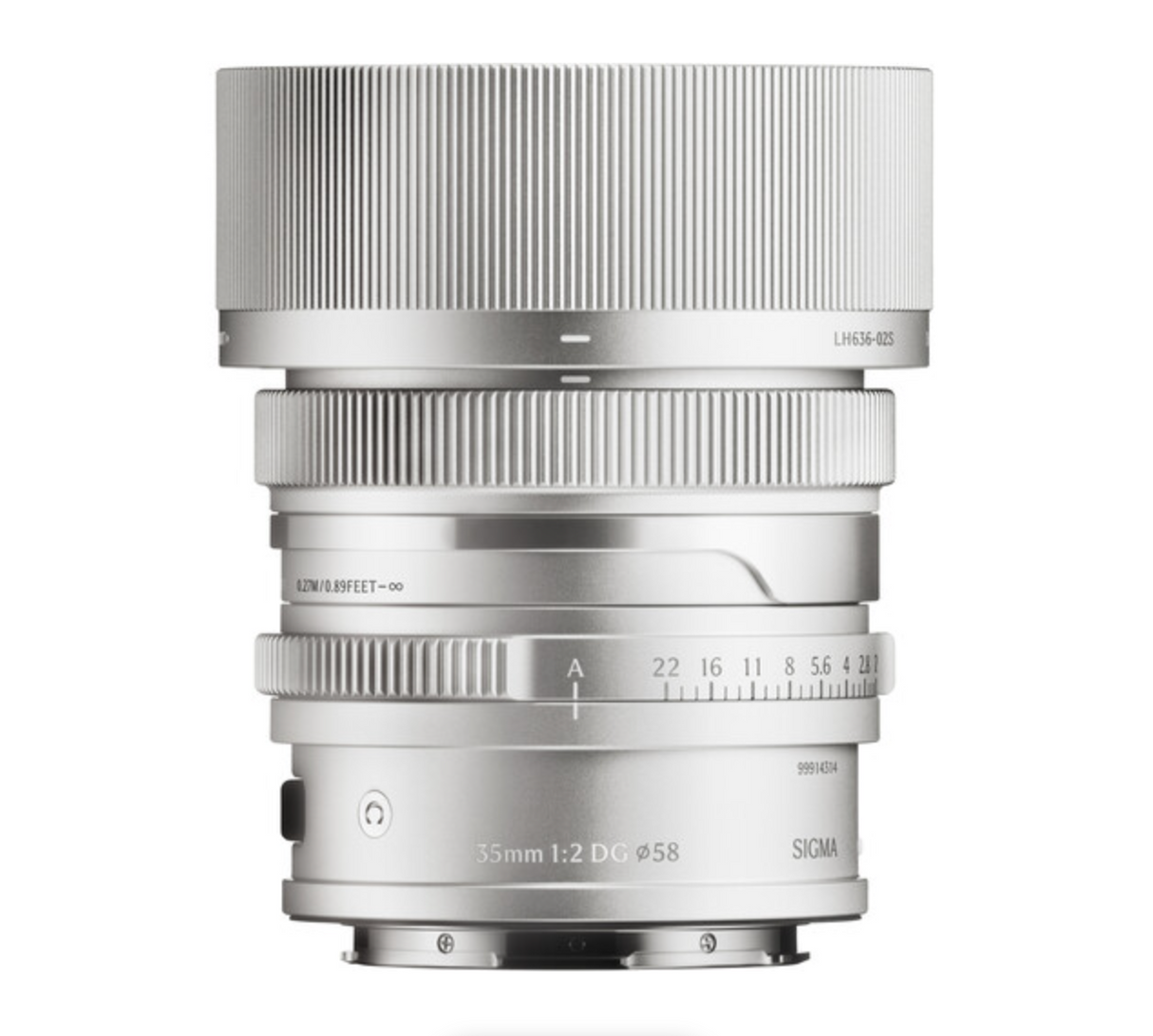 Sigma 35mm f/2 DG Contemporary Lens (L-Mount, Silver)