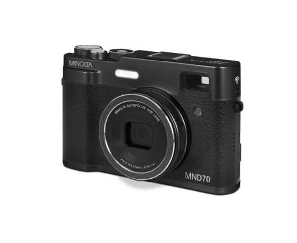 MINOLTA MND70 Retro 48 MP Autofocus / 5K Ultra HD Dual Lens Camera