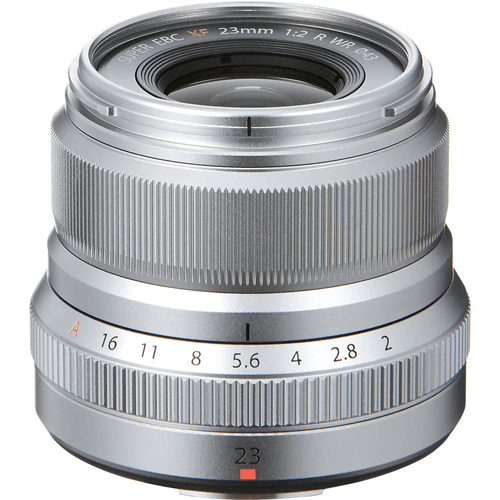 Shop Fuji XF 23mm F2 R WR Silver by Fujifilm at Nelson Photo & Video