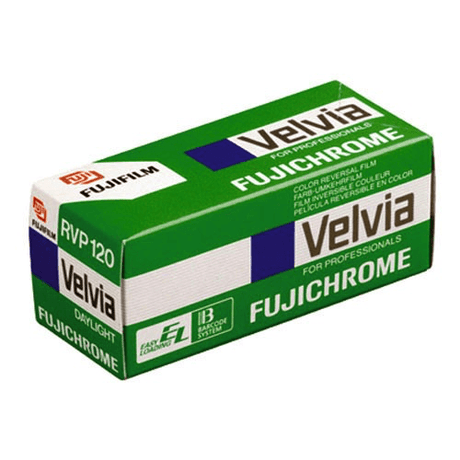 Shop Fujifilm Fujichrome Velvia RVP 50 Color Film (120 Roll) by Fujifilm at Nelson Photo & Video