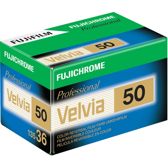 Shop Fujifilm Fujichrome Velvia RVP 50 Color Film (35mm Roll, 36 Exp) by Fujifilm at Nelson Photo & Video