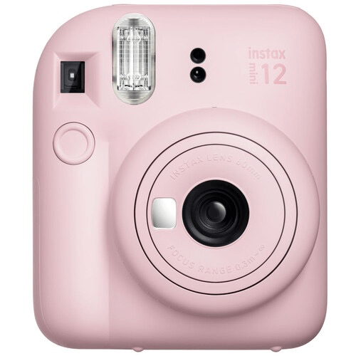 FUJIFILM INSTAX MINI 12 Instant Film Camera (Blossom Pink) - Nelson Photo & Video