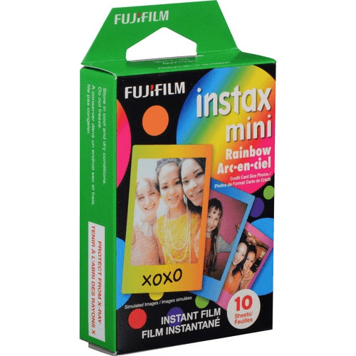 Shop Fujifilm Instax Mini Rainbow Film - 1 Pack of 10 Photos by Fujifilm at Nelson Photo & Video