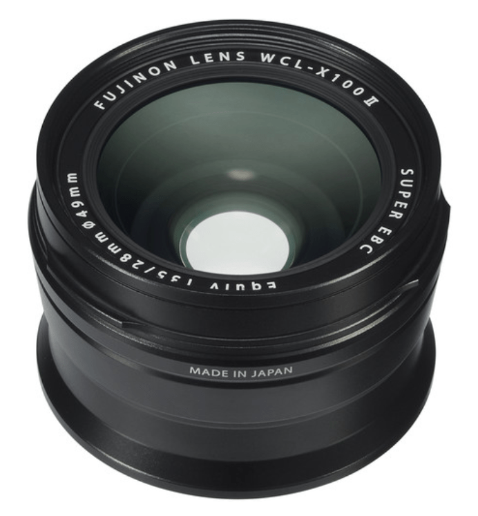 FujiFilm Wide conversion lens WCL-X100II (Black) - Nelson Photo & Video