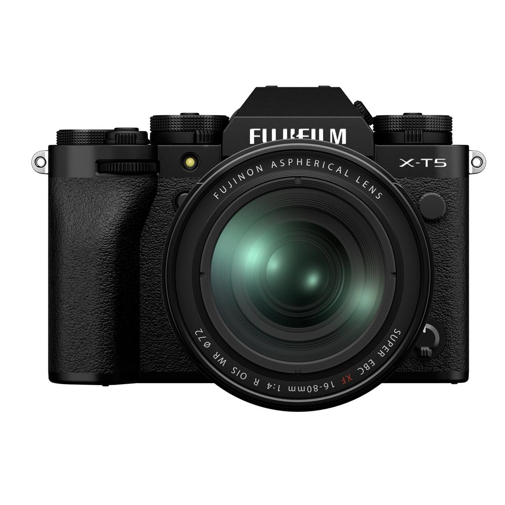 Shop FUJIFILM X-T5 Mirrorless Camera with 16-80mm Lens (Black) by Fujifilm at Nelson Photo & Video
