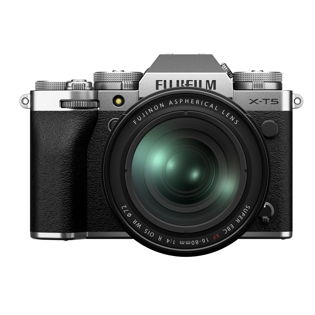 Shop FUJIFILM X-T5 Mirrorless Camera with 16-80mm Lens (Silver) by Fujifilm at Nelson Photo & Video