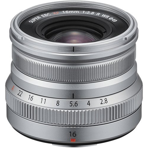 Shop FUJIFILM XF 16mm f/2.8 R WR Lens (Silver) by Fujifilm at Nelson Photo & Video